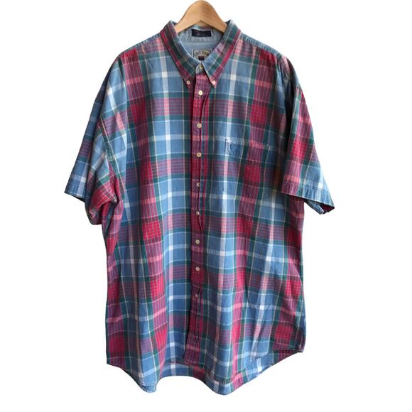 Cutter & Buck Other - Cutter and Buck Mens Plaid Short Sleeve Button Down 2XLT